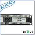 Cat6 Wallmount Rackmount / Keystone Snap-In leere Patch-Panel / snagless geschirmte Kabel-Management